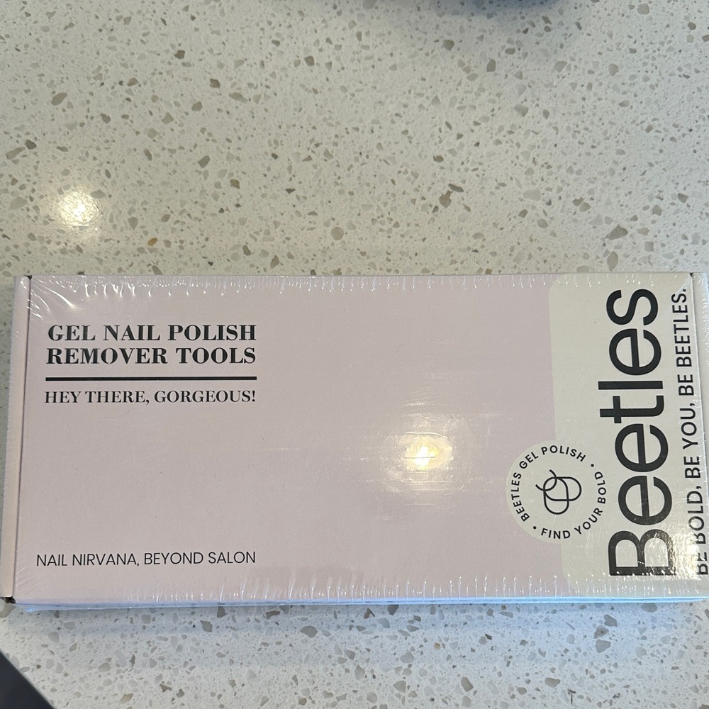 Beetles Gel Nail Polish Remover Tools - Pink